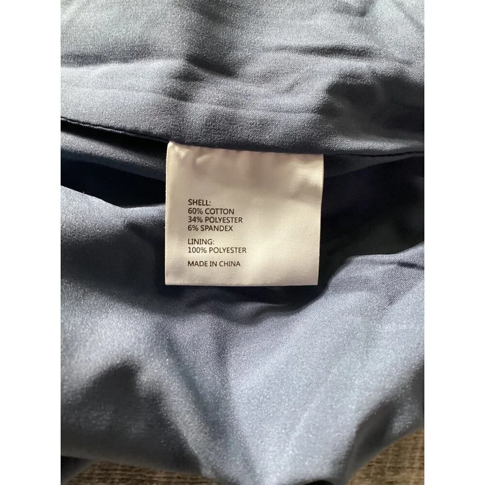 Stitch Fix Hawker Rye Mens Blue Zip-Up Jacket With Pockets & Ribbed Cuffs Size M - Picture 9 of 9